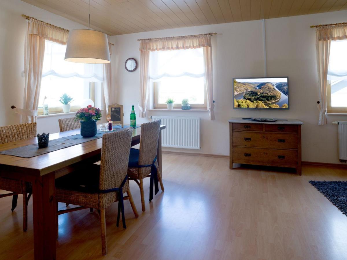 Ferienwohnung Am Gaesschen Scheiden Exterior foto